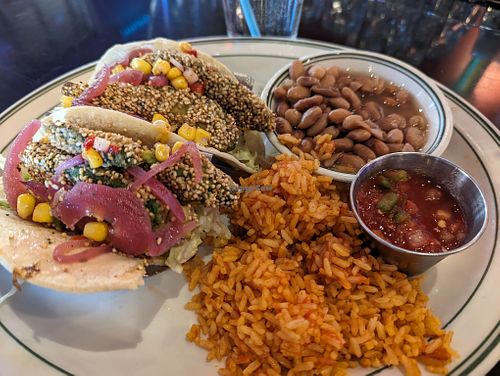 Avocado Taco at Plaza Cafe in Santa Fe