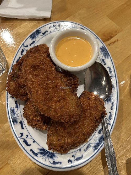 Jalapeño poppers   at Merit Vegan Restaurant in Sunnyvale