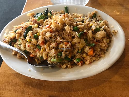 Thai rice  at Merit Vegan Restaurant in Sunnyvale