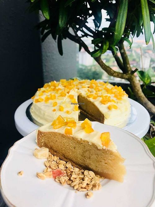 Vegan lemon vanilla cake at SuperFood & Smoothie  in Johor Bahru