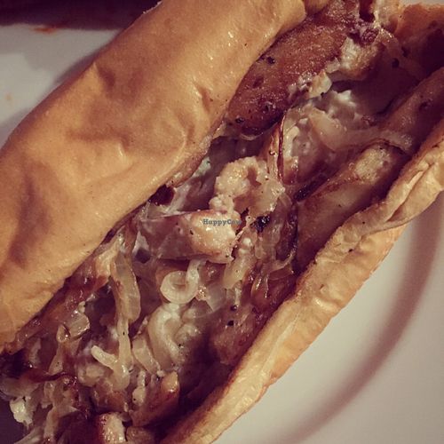 ch'kn cheese steak at ZiZi's Take Out in Charlotte