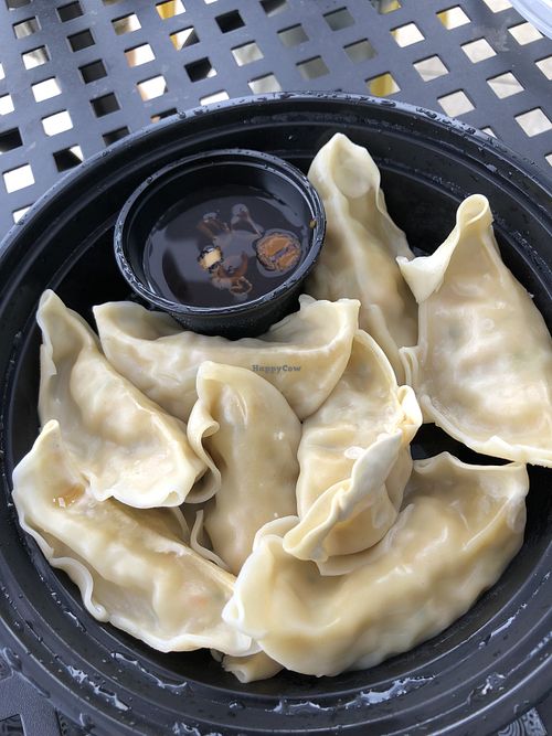 Steamed Vegetable Dumplings  at JoJo Asian Cafe in Cassadaga