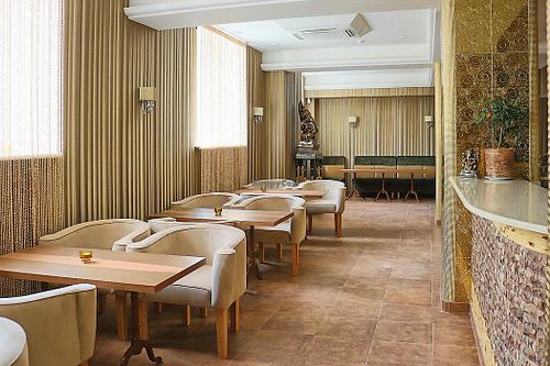 Interior at Ganga Cafe in Moscow