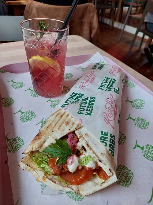  at RoseHip Vegan Kebabs in Vilnius