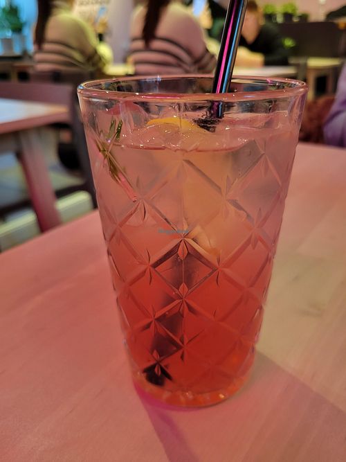Pink Lemonade at RoseHip Vegan Kebabs in Vilnius