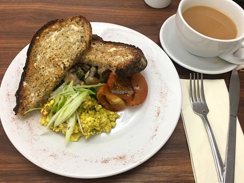 breakfast at Roots Lounge in Bristol