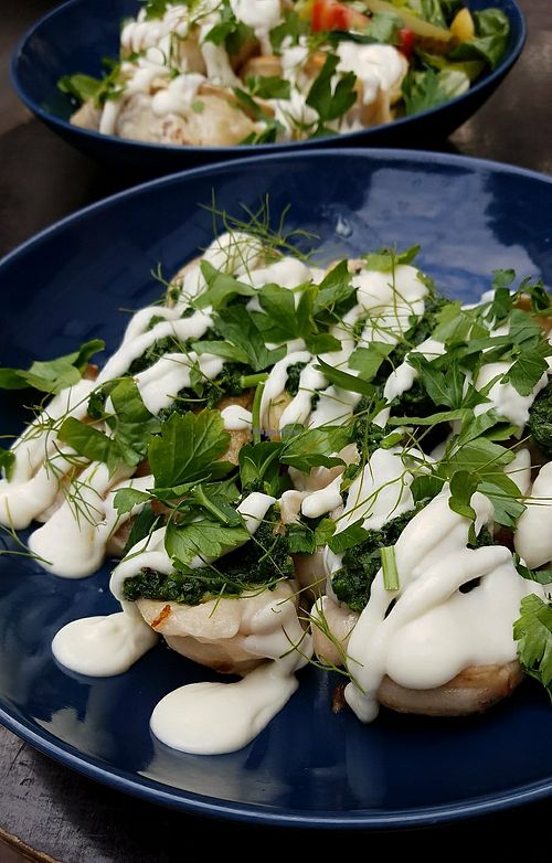 Manti bowl at Kuschlowski in Berlin