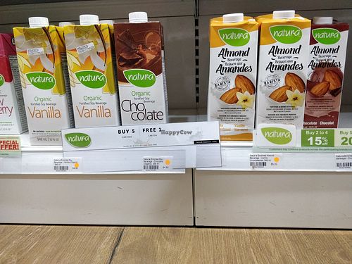 Plant based milk at VitaKids - Marina Square in Central Singapore