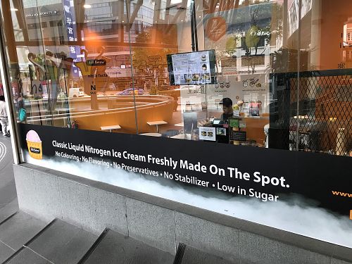 From outside at 320 Below - OneKM in Central Singapore