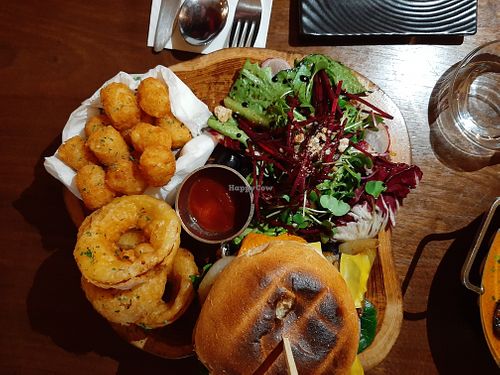 burger at Monk's Butcher - Itaewon in Seoul