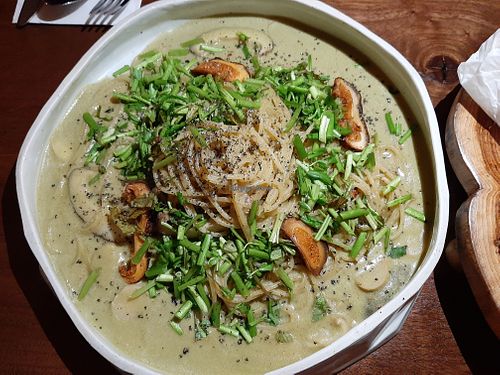 fig pasta at Monk's Butcher - Itaewon in Seoul