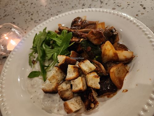 Grill vegs with potato cream at Monk's Butcher - Itaewon in Seoul