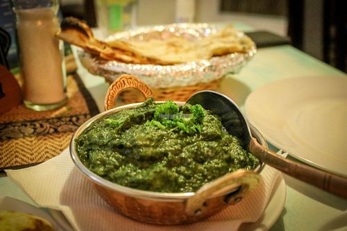 plain palak at Indian and Nepalese Restaurant Om in Znojmo