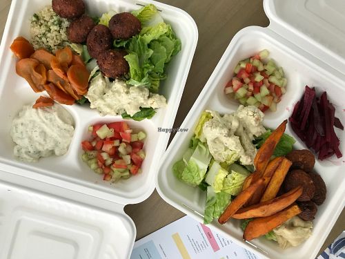 Falafel bowls  at Two Chickpeas in Makati