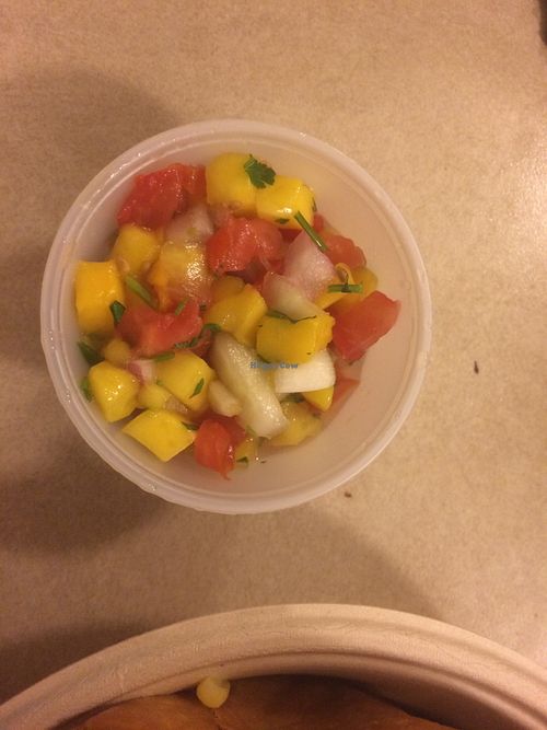 Mango salsa  at Qdoba in Rochester
