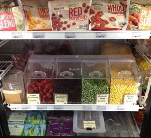 Frozen bulk section at the Co-op. at Great Basin Community Food Co-op in Reno