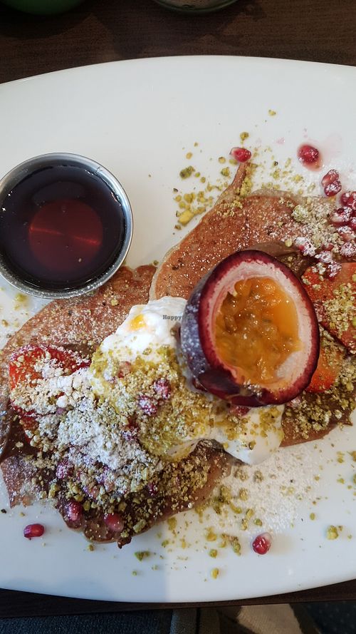 Buckwheat pancakes at Scrumptious on Summer in Orange