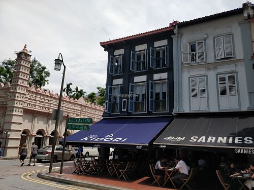 Restaurant exterior at Sarnies in Central Singapore
