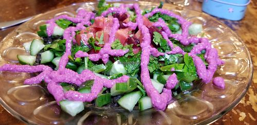 Lentil Salad at Imbala in Jerusalem