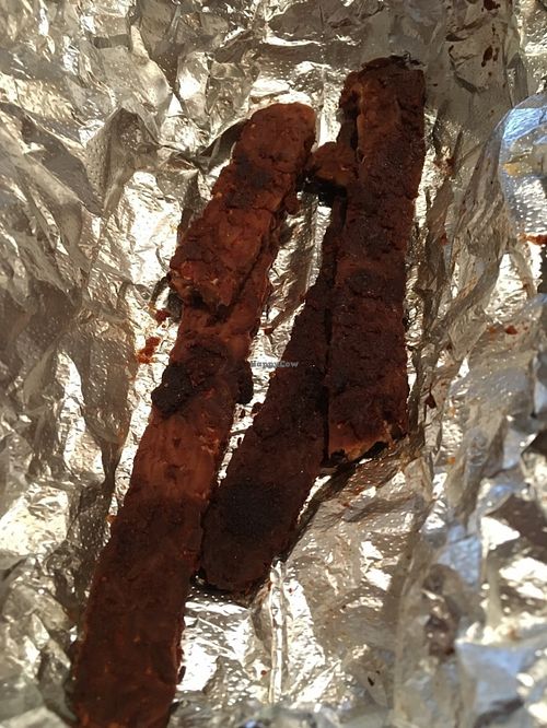 side order of Tempeh bacon at Herbivore - Berkeley in Berkeley