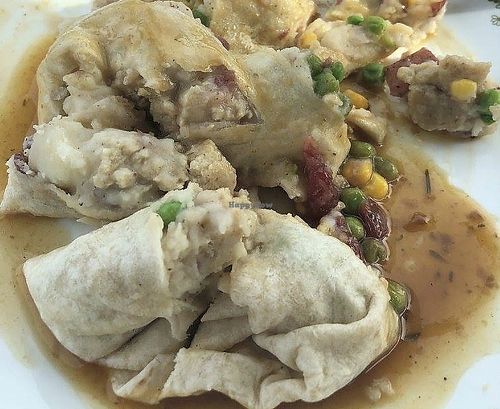 Holiday burrito! Out of this world. at Laughing Planet Cafe in Bloomington