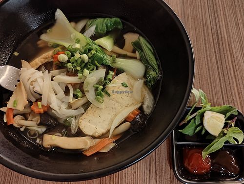 Vegan pho at Sandwich Saigon Vegetarian - Cloud Kitchen in Central Singapore