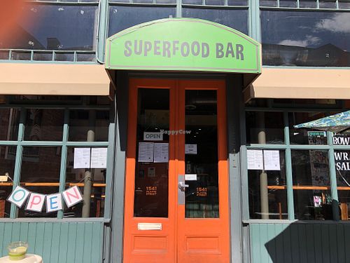 Storefront at Superfood Bar in Denver