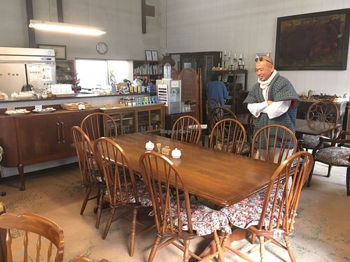 Lovely antique furniture at Cafe Bonte in Tanabe