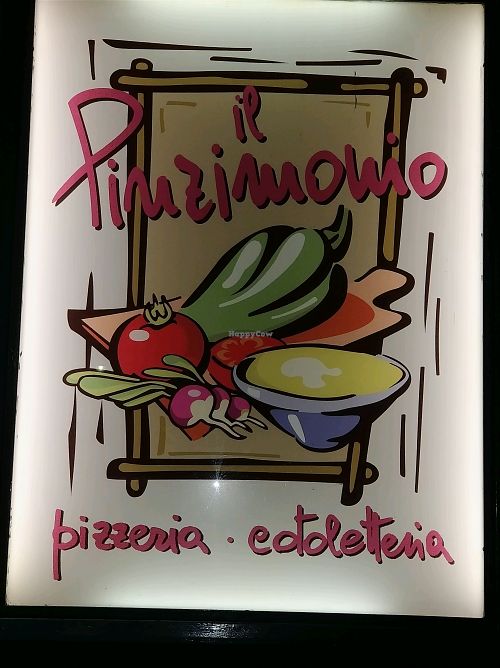 company signage  at Pinzimonio in Como