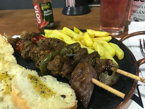 Churrasco no prato at No Bones - The Vegan Butcher Shop in Niteroi