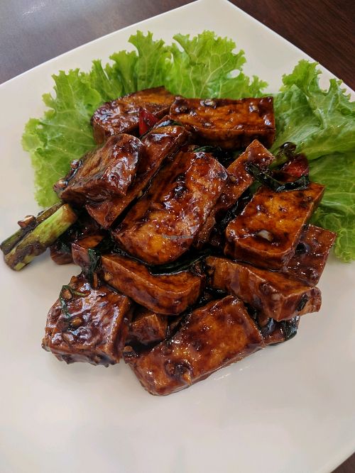 Tofu at ThaiExpress in Bangkok