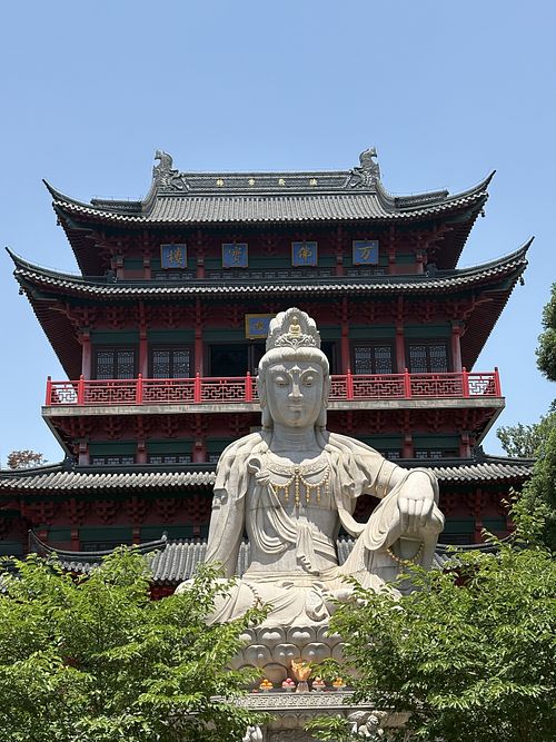   at 10000 Buddhas Restaurant in Nanjing