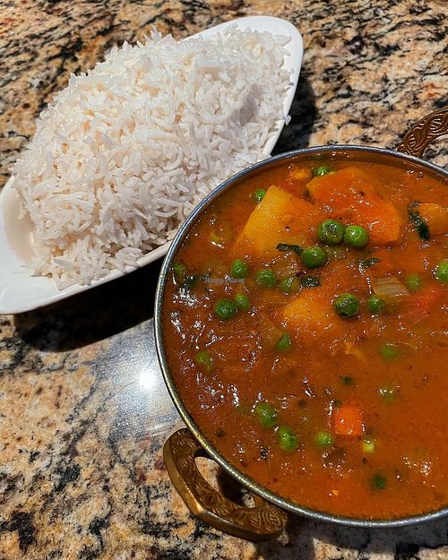 Potatoes & Peas  at Everest Cuisine in Worthington