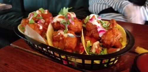 Buffalo cauliflower tacos at Bakers Lane in Launceston