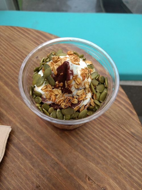 Veggie brekkie at Coocaca - Great World City in Central Singapore