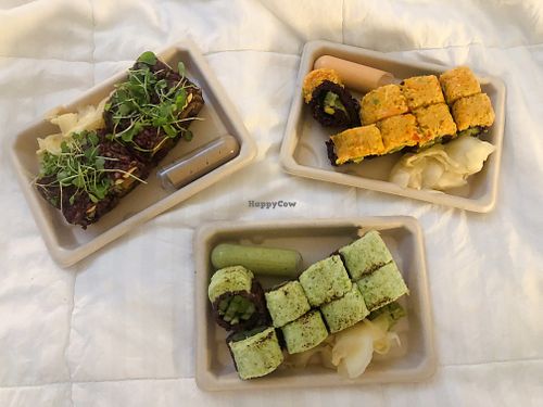 Sushi sushi sushi  at Beyond Sushi - City Acres Market in New York City