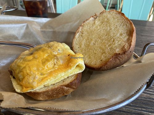 Breakfast brioche sandwich  at Soulshine in San Diego