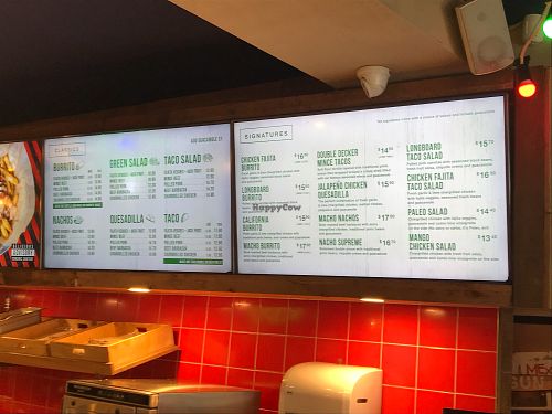 Menu at Mexicali Fresh in Takapuna