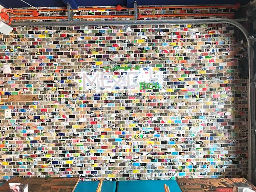 Artful name representation  at Mexicali Fresh in Takapuna