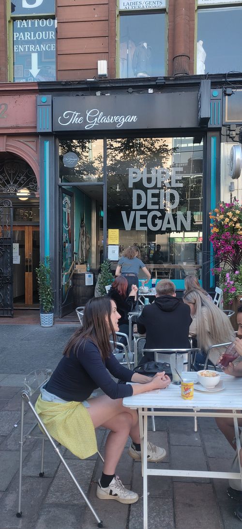 front at The Glasvegan in Glasgow