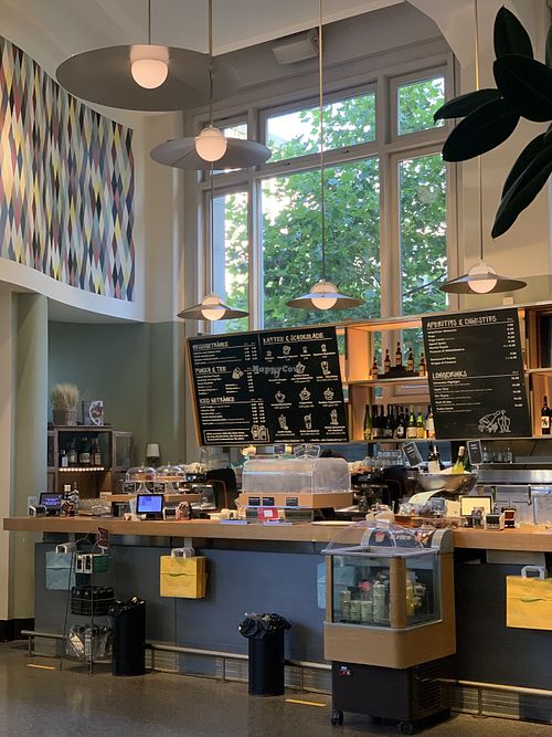 Drink bar/pay station at Tibits in St Gallen