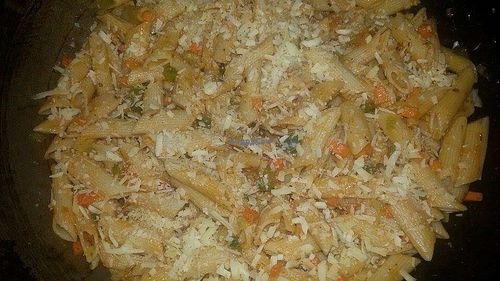 Macaroni with cheese  at Yeok Teck Chinese Vegetarian in Kathmandu