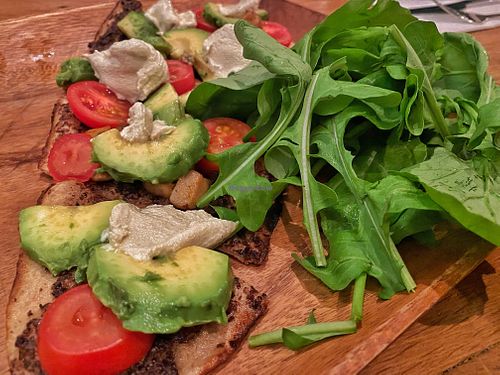 Cashew cheese and rye flatbread   at Journey in Istanbul