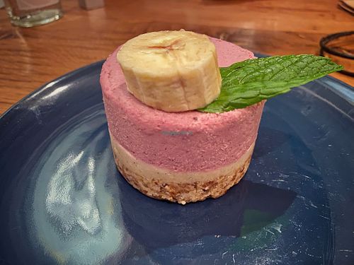 Raw raspberry cheesecake. ￼ at Journey in Istanbul