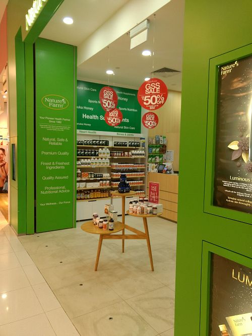 Pills at Nature's Farm - VivoCity in Central Singapore