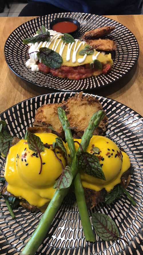 ??? (hash browns added for extra) at 7th Heaven in Sutherland