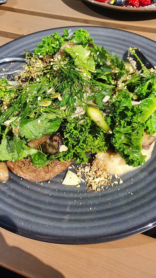 Mushrooms on toast. at The Farmer's Wife in Port Fairy