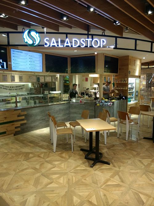Hey at SaladStop - Tang Plaza in Central Singapore