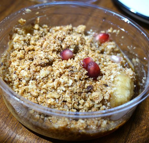 Banana crumble at Wild & The Moon - Lafayette Anticipations in Paris