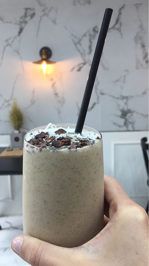 Chai smoothie  at Raw Vega in Bangkok